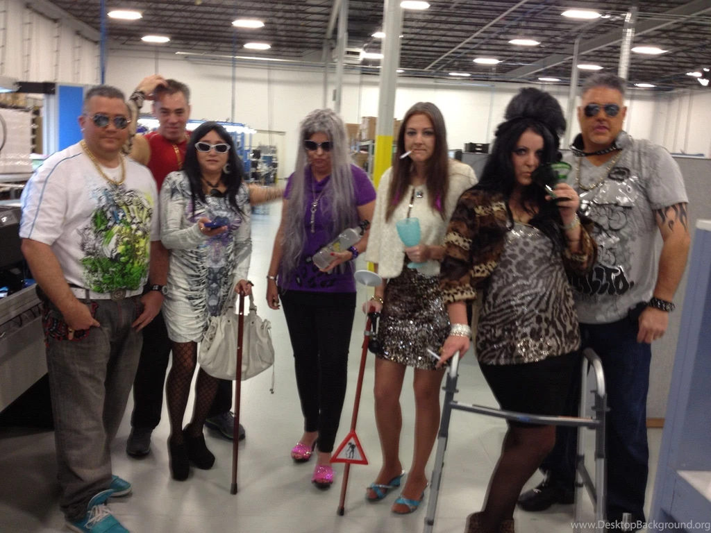 My Mom And Her Office Dressed Up As The Cast Of Jersey Shore 50 ...