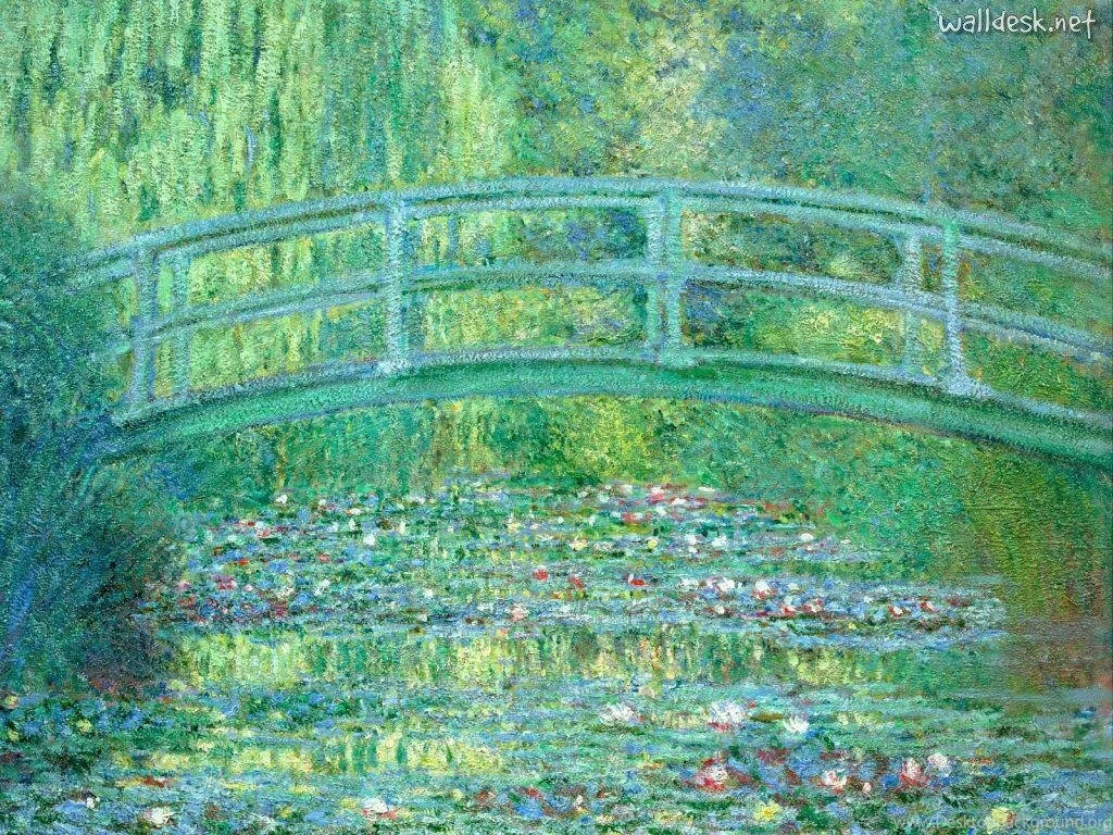 The Japanese Bridge Claude Monet Images To Desktop