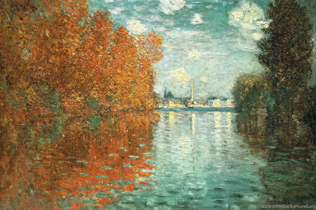 Painting Monet Autumn Effect Wallpapers And Images Wallpapers ...