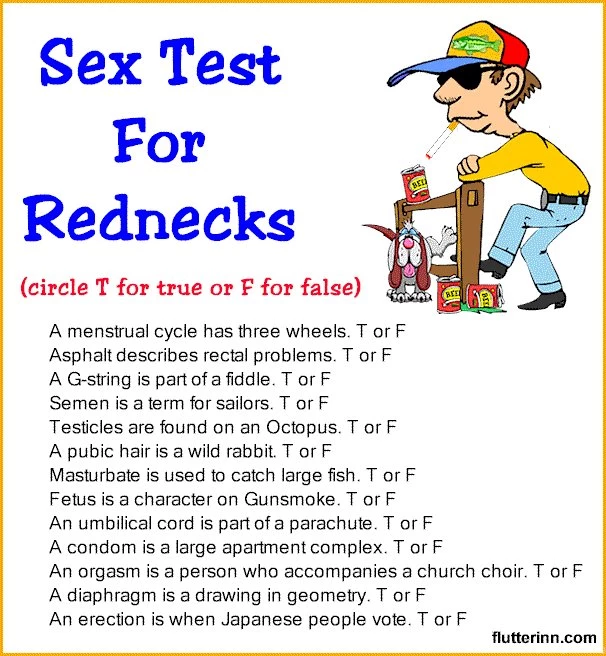 Redneck Sext Test