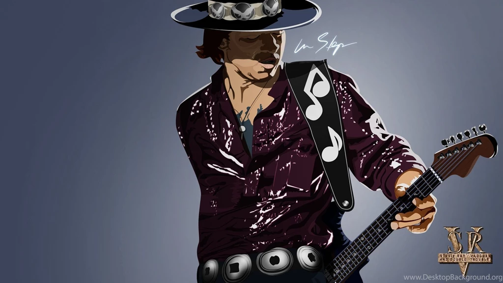 STEVIE RAY VAUGHAN Blues Rock Hard Classic Guitar Wallpapers ...