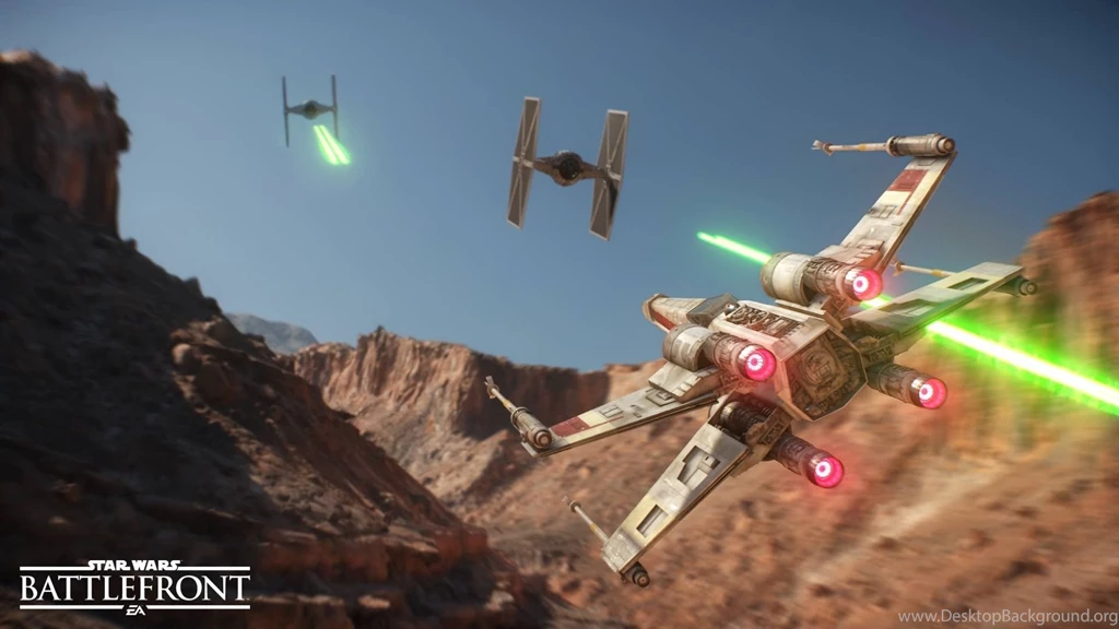 Star Wars, Star Wars: Battlefront, X Wing, TIE Fighter, Tatooine ...