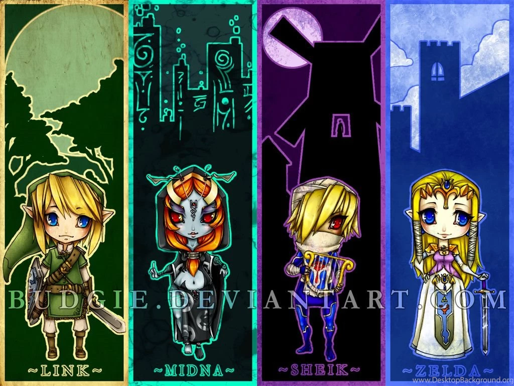 LoZ Chibi Bookmark Wallpapers By Sambees On DeviantArt