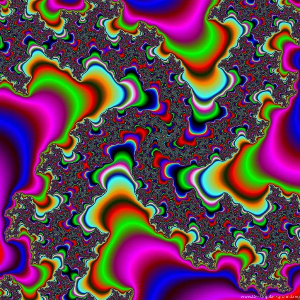 Trippy Colorful iPad 1 & 2 Wallpapers