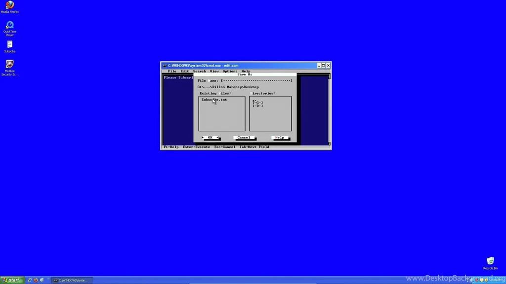How To Run The MS DOS Text Editor In Windows YouTube