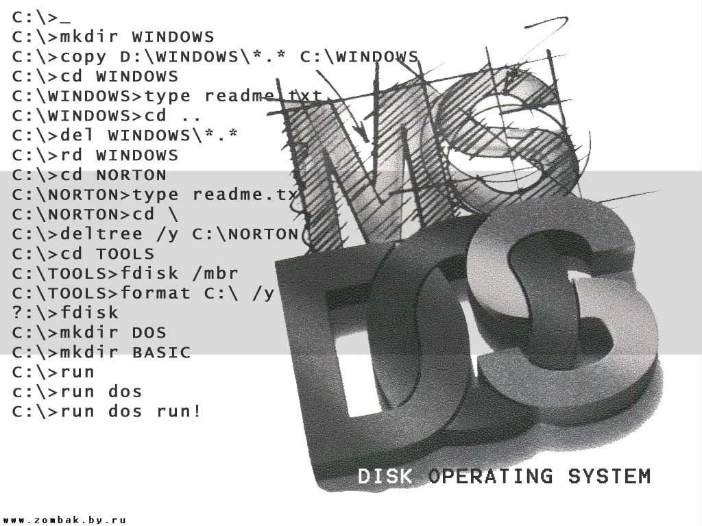 MS DOS By Zombak On DeviantArt