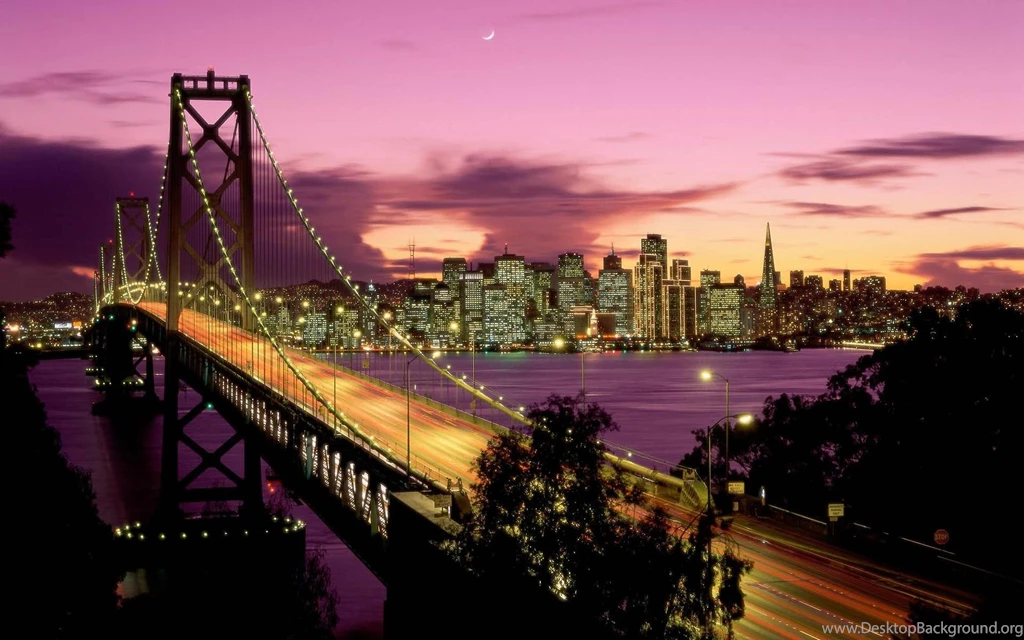 Desktop Wallpapers · Gallery · Windows 7 · Golden Bridge Manhattan ...
