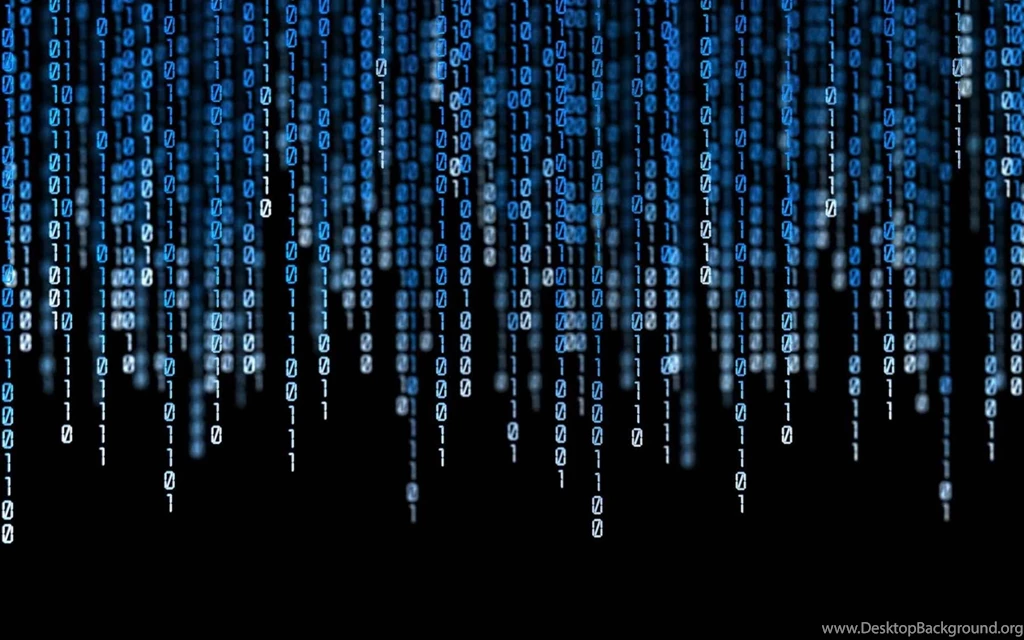 Blue, Desktops, Binary, Background, Wallpapers (