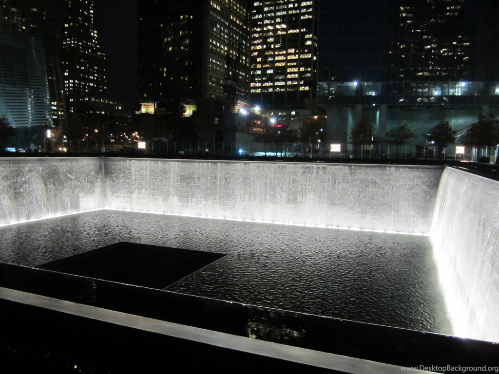 9: See The 9/11 Memorial At Night