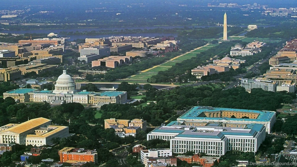Flying High Washington Dc Overlooking Free Desktop Backgrounds ...