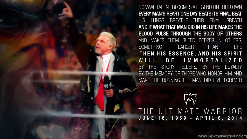 I Took This Photo Of Warrior At Raw And Turned It Into Wallpapers ...