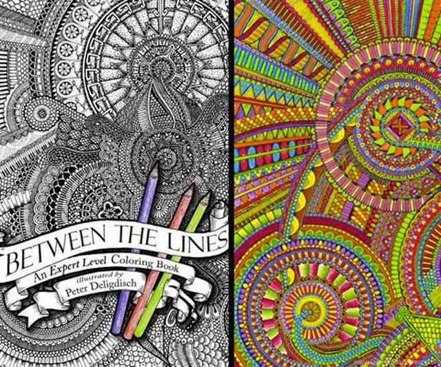 Between The Lines: An Expert Level Coloring Book