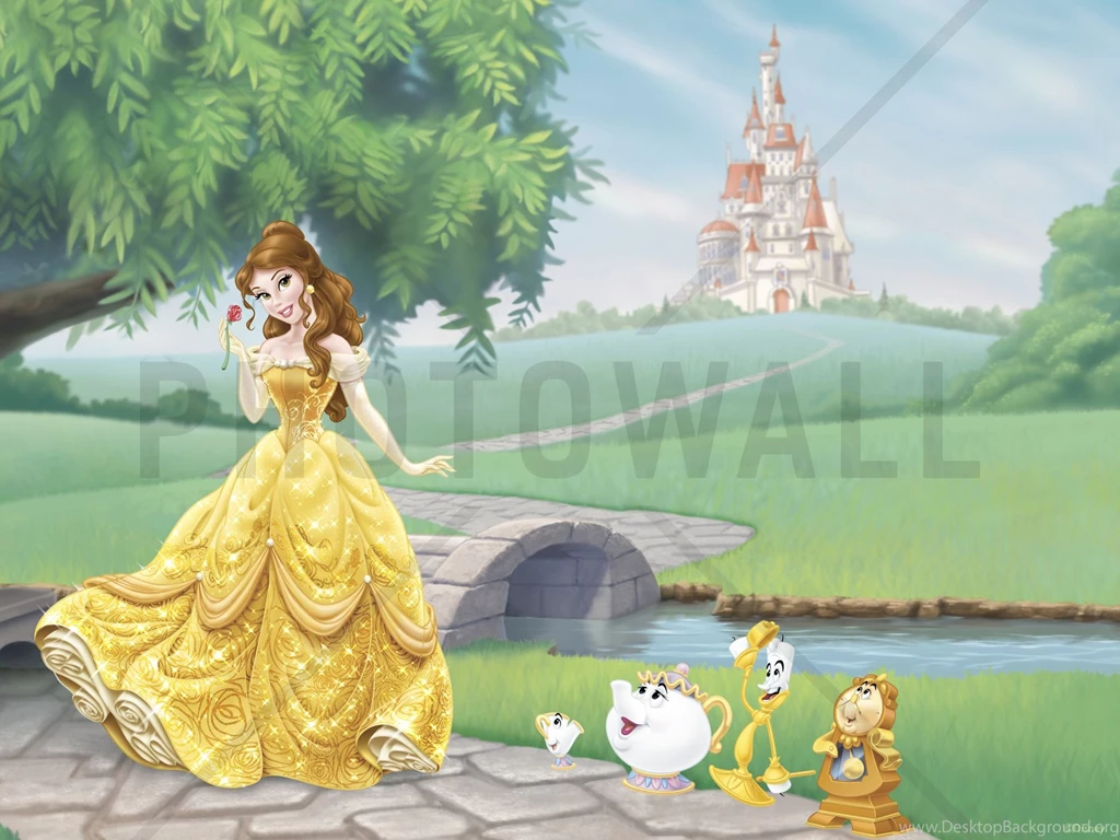 Disney Princess Belle Wall Mural & Photo Wallpapers Photowall