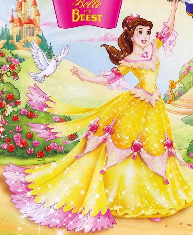 2 Disney Princess Belle Christmas Day Wallpapers