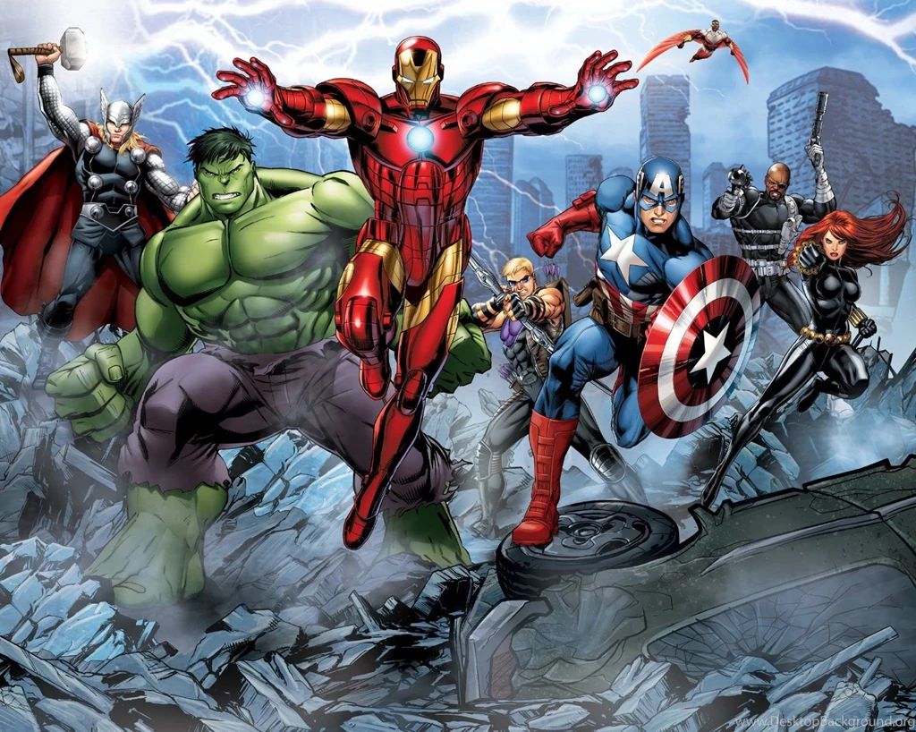 Walltastic 8 X 10 Ft Avengers Assemble Wallpapers Mural: Amazon.co ...