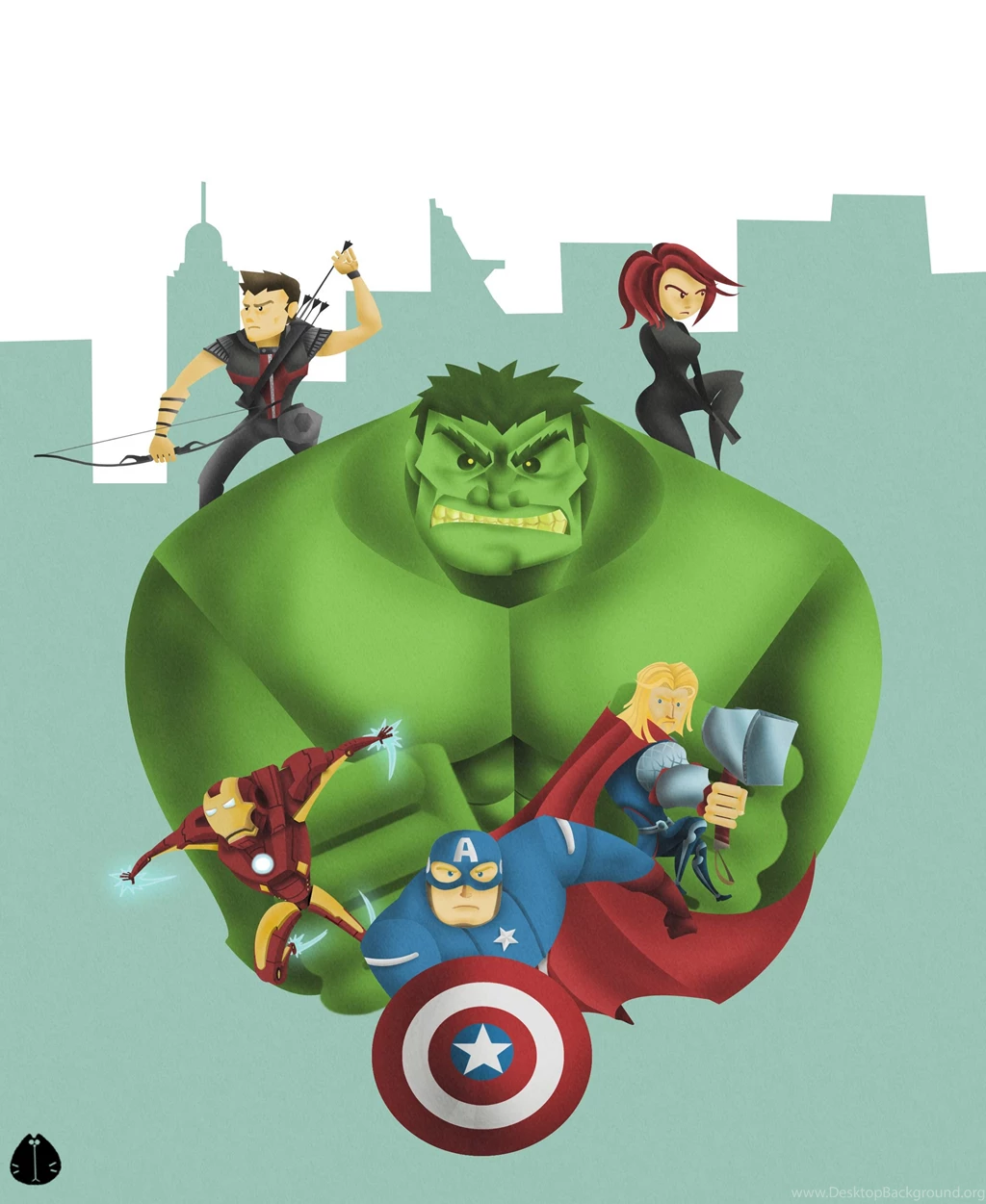Little 'Avengers Assemble' Art To Hero Up Your Desktop With ...