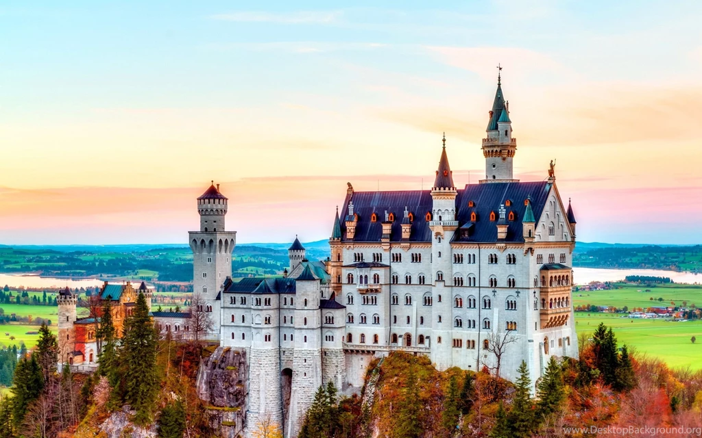 HDR, Castle, Landscape, Building, Neuschwanstein Castle Wallpapers HD