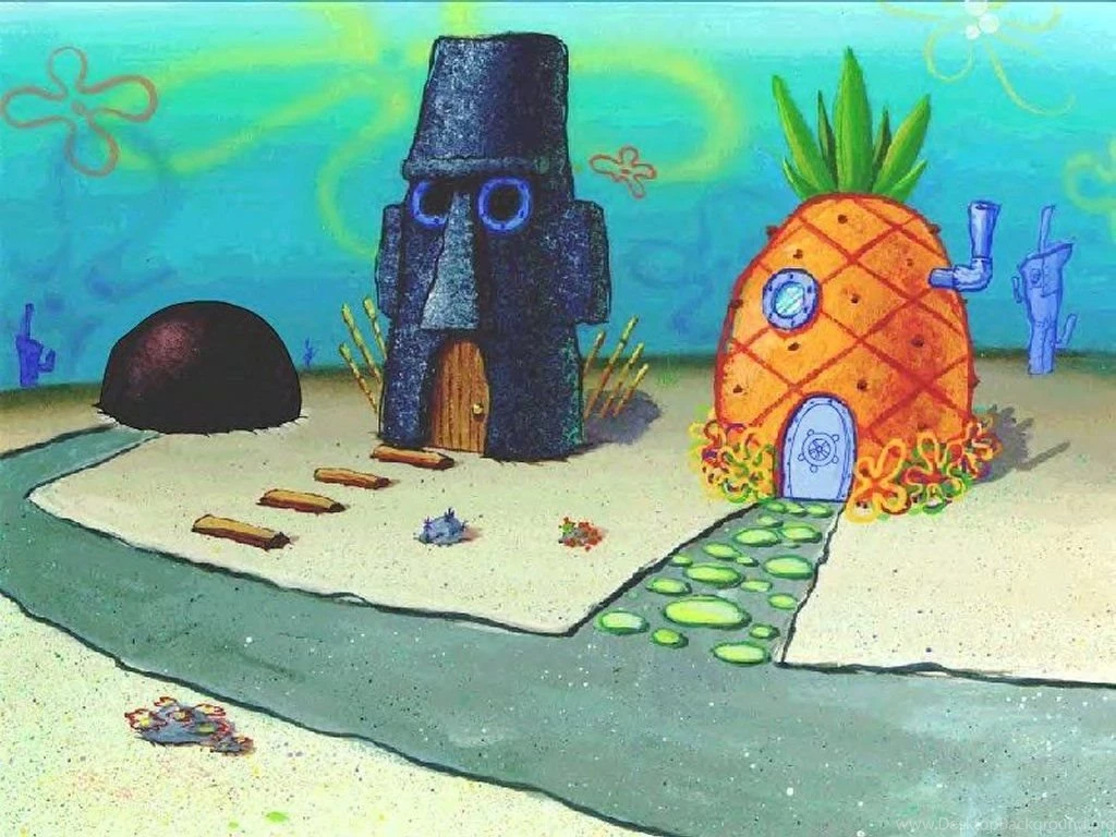 Bikini Bottom Spongebob Squarepants Wallpapers (116963) Fanpop