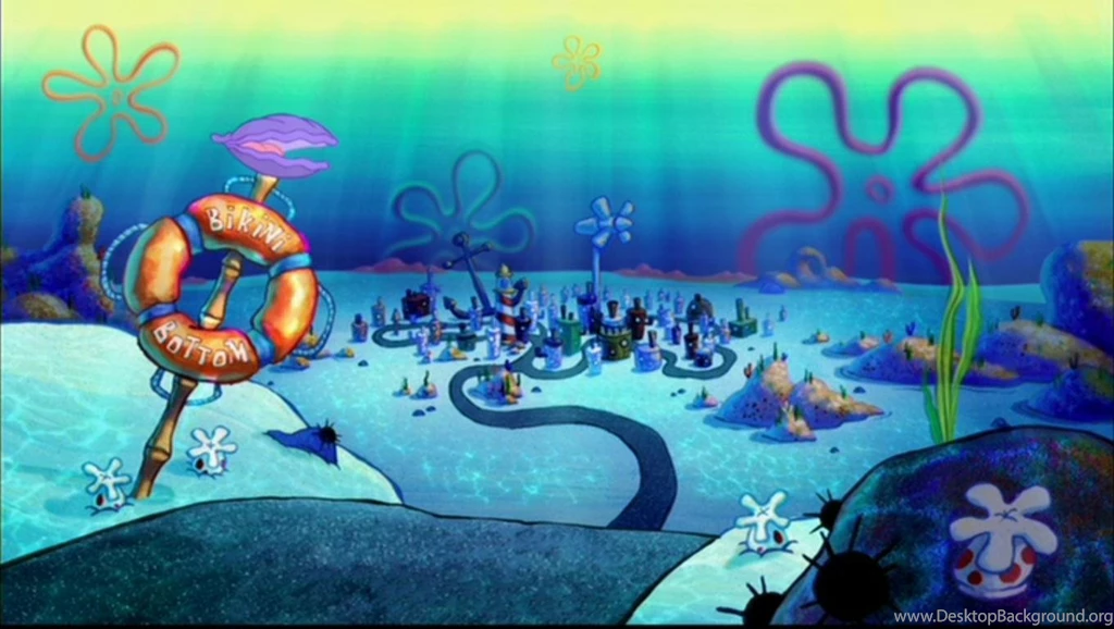 Gallery For Bikini Bottom Skyline