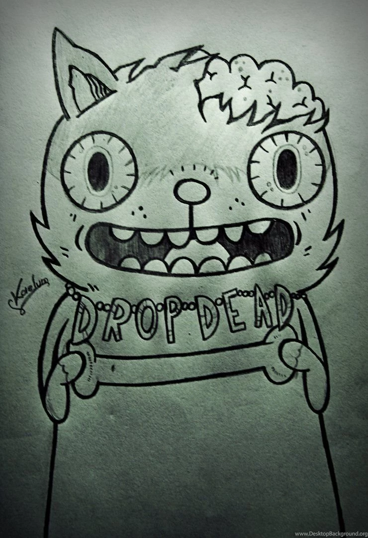 Drop Dead Kitty Brain By Lenv ka On DeviantArt