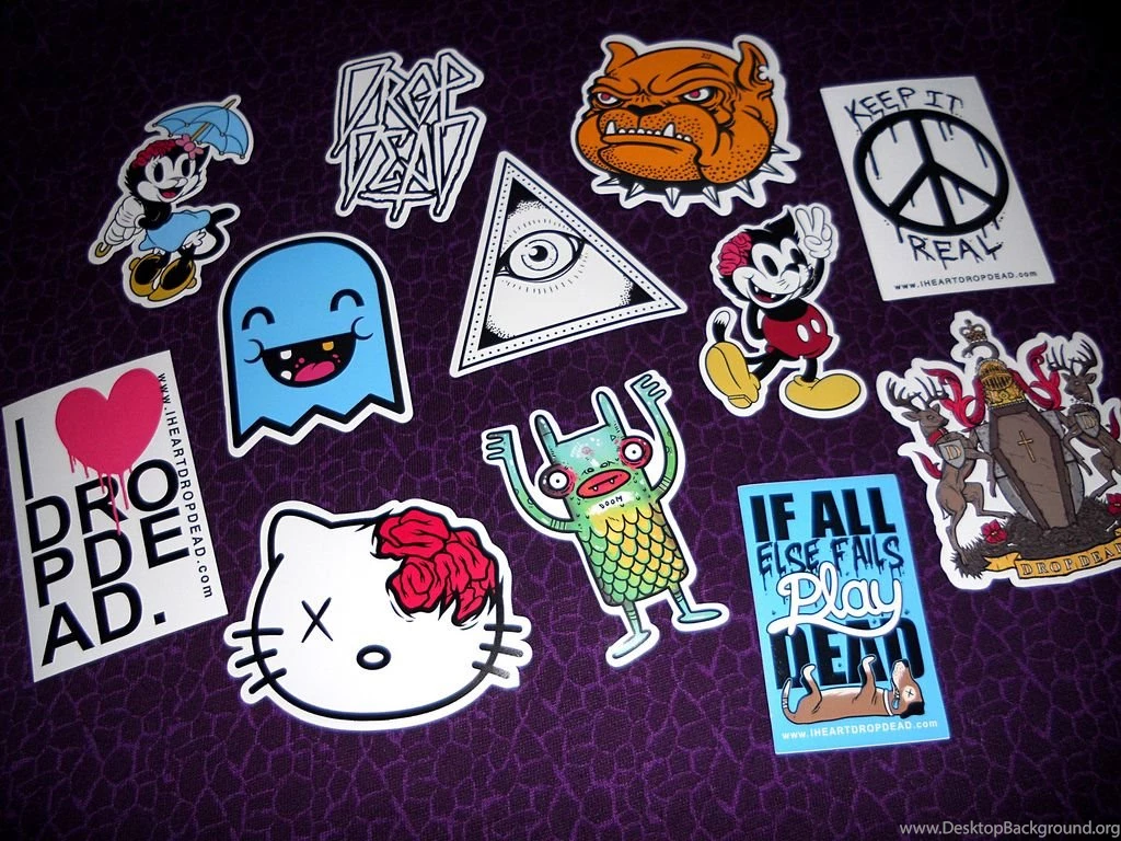 Drop Dead Stickers Pack