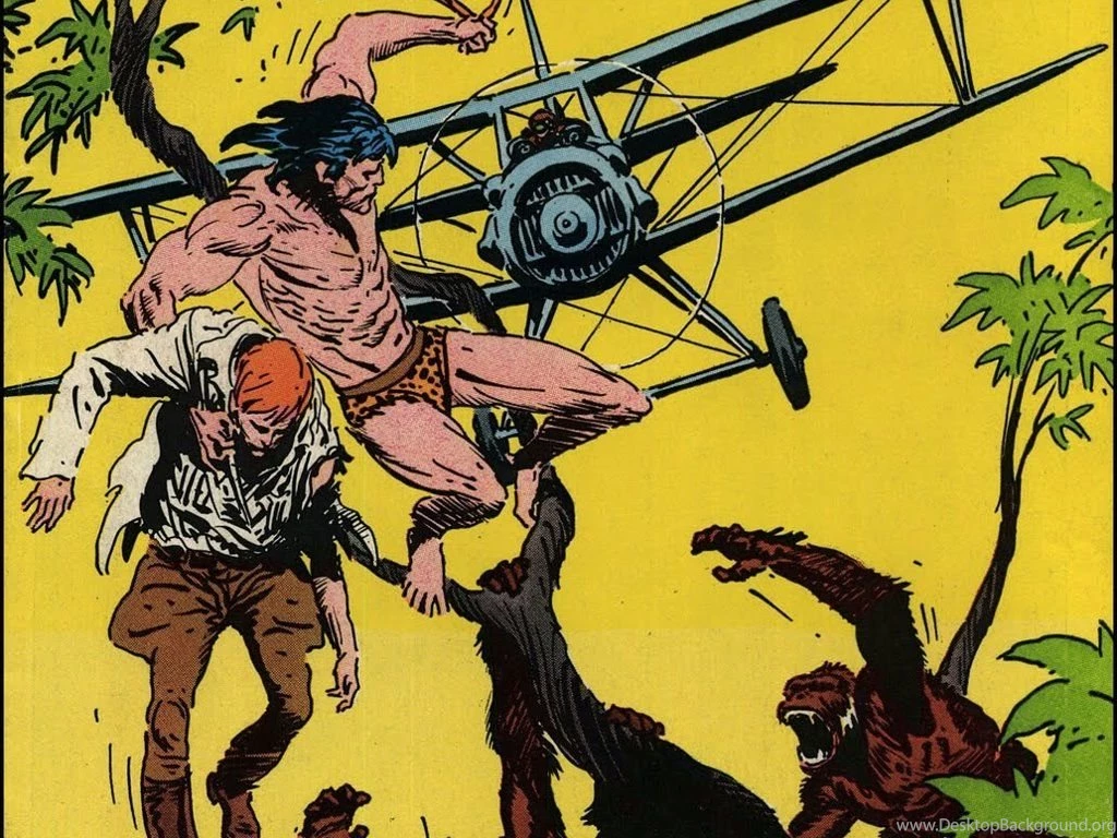 My Free Wallpapers Comics Wallpapers : Tarzan (by Joe Kubert)