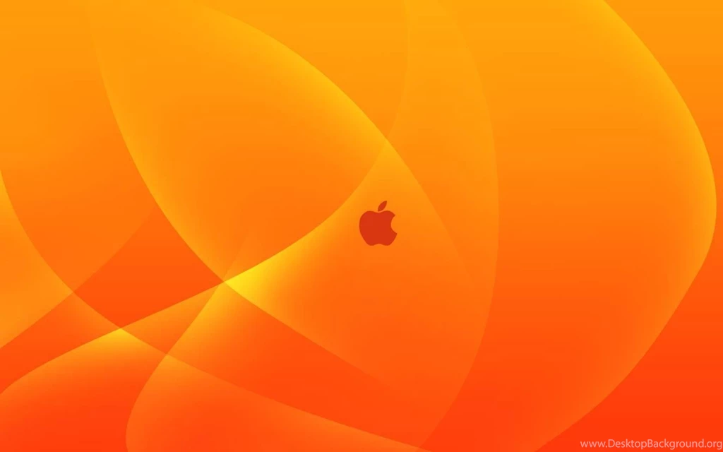 Orange Apple Logo Wallpapers Designer Wallpapers