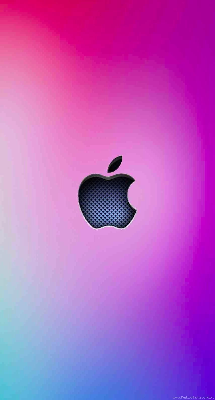 Apple Logo Spring Event 2015 Green Blue Purple