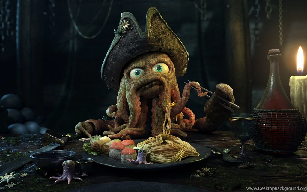 Pirates Octopuses Pirates Of The Caribbean Flying Dutchman Davy ...