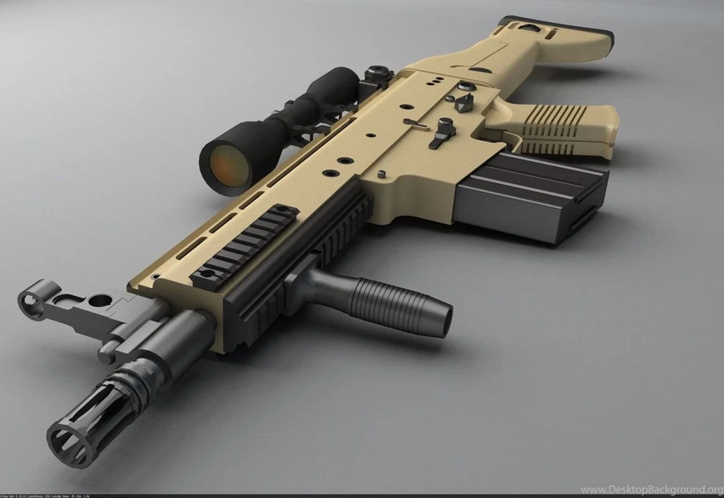 FN SCAR H Battle Rifle: Perspective View By Samouel On DeviantArt