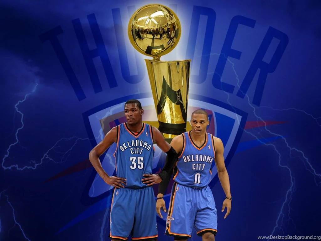 Oklahoma City Thunder NBA Trophy Wallpapers
