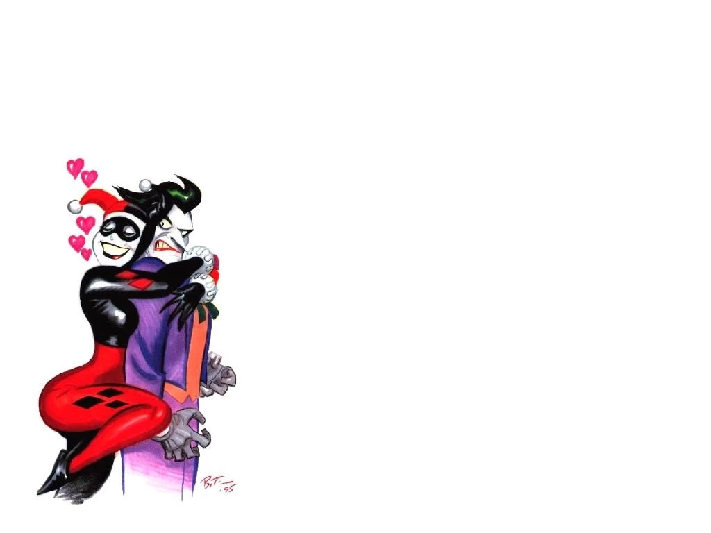Batman Dc Comics Harley Quinn The Joker Simple Backgrounds ...