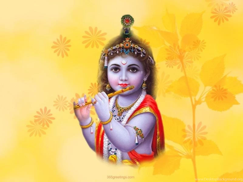 Gallery For   Animated Baby Lord Krishna Wallpapers
