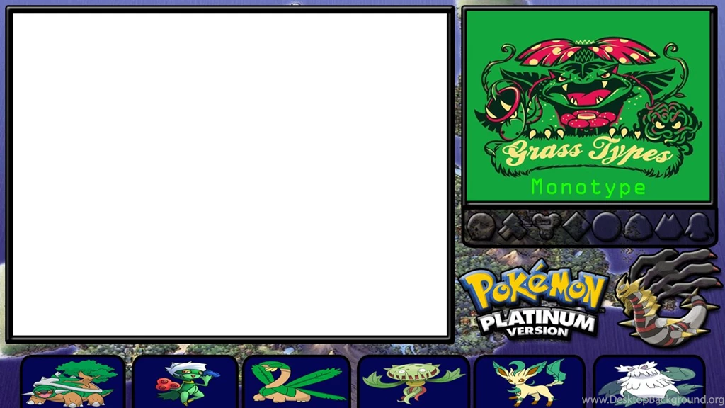 Pokemon Platinum Grass Monotype Layout By Randompeak On DeviantArt