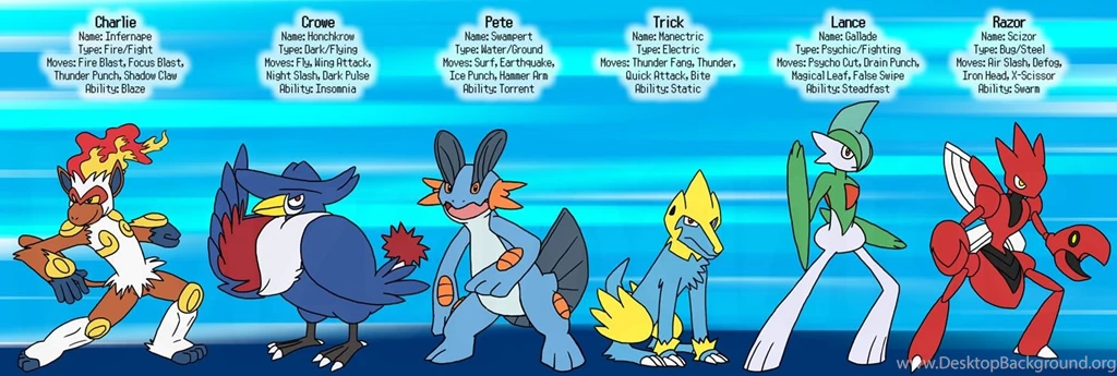 Pokemon Platinum Party By Buizelmaniac On DeviantArt