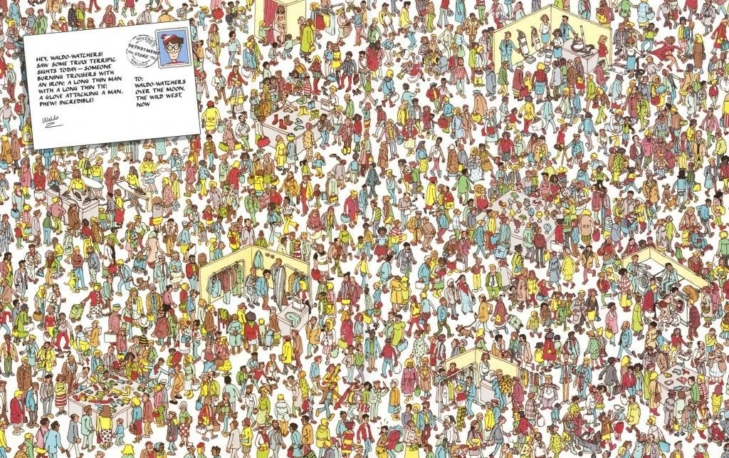 Onde Está Wally Na Loja De Departamentos?