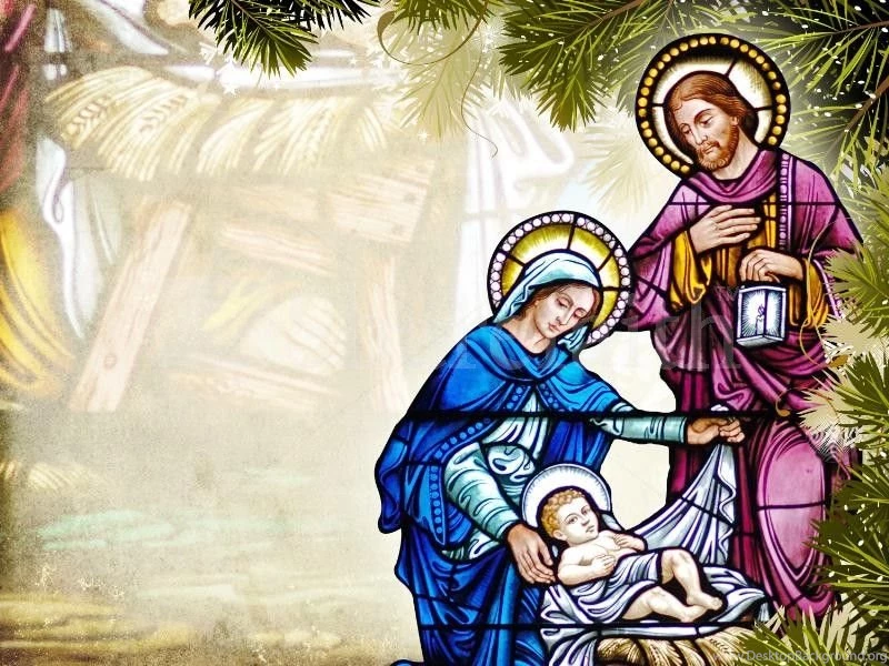 Away In A Manger Church PowerPoint Template