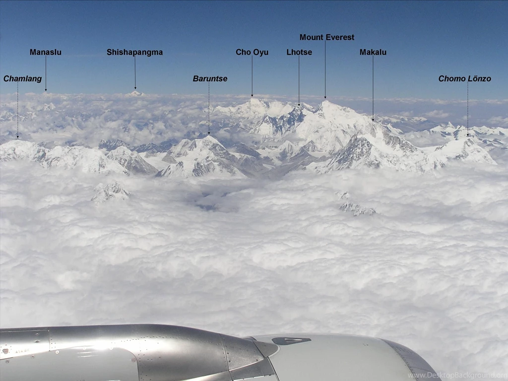 Himalaya Mount Everest Flight Wallpapers