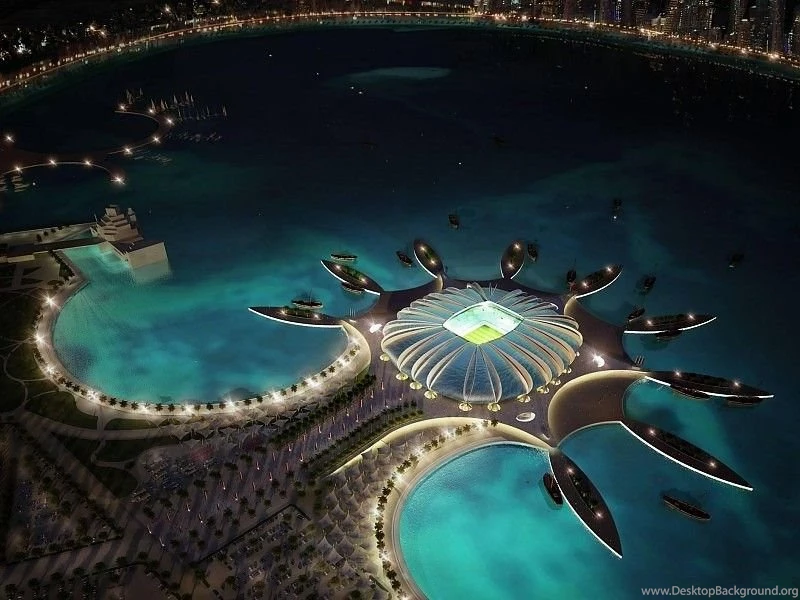Qatar Football Stadium Free Desktop Backgrounds And Wallpapers