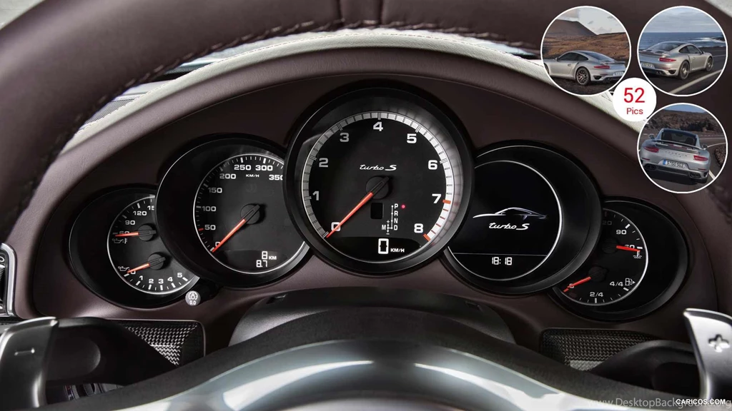 2014 Porsche 911 Turbo S Coupe Instrument Cluster