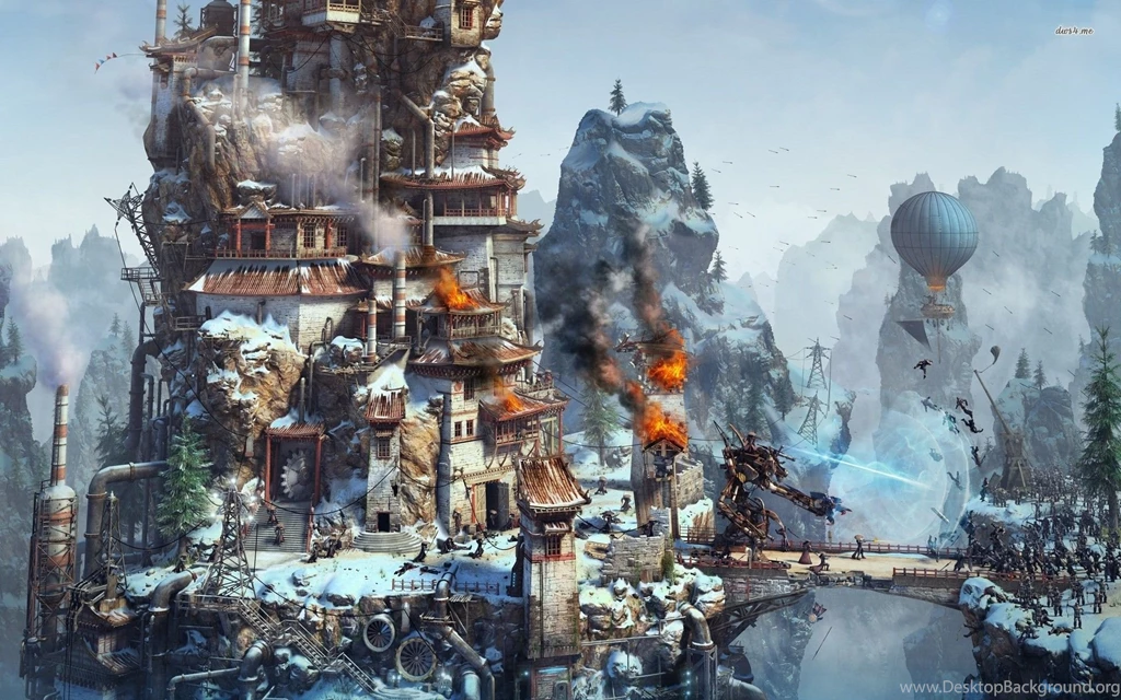 Steampunk City Wallpapers Fantasy Wallpapers