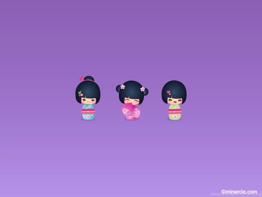 Kokeshi Cuties Wallpapers By Minercia On DeviantArt