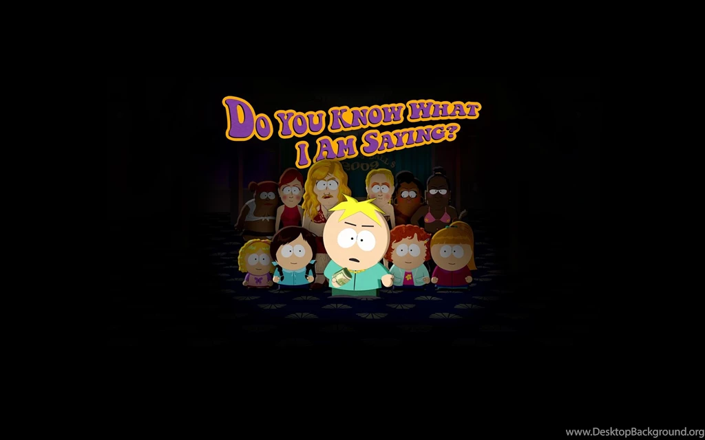 South Park Text Black Backgrounds Butters Stotch Wallpapers ...