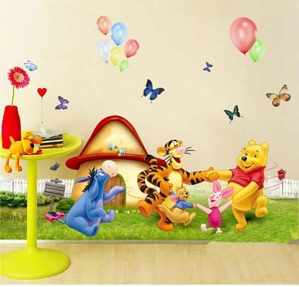 Popular Baby Pooh Wallpaper Buy Cheap Baby Pooh Wallpapers Lots ...