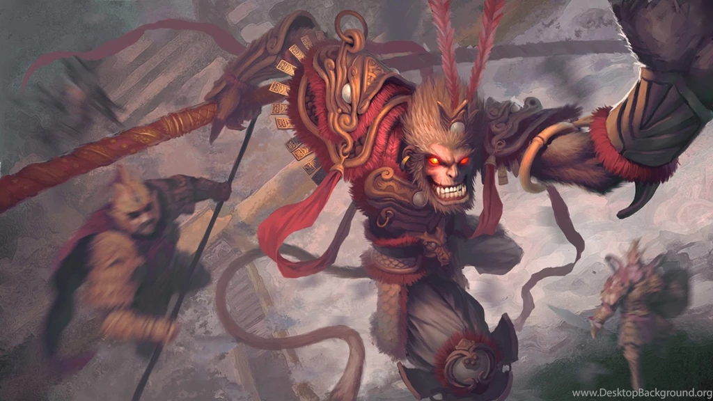 Heavenly, Havoc, Artwork, Palace, Wukong, Monkey King :: Wallpapers