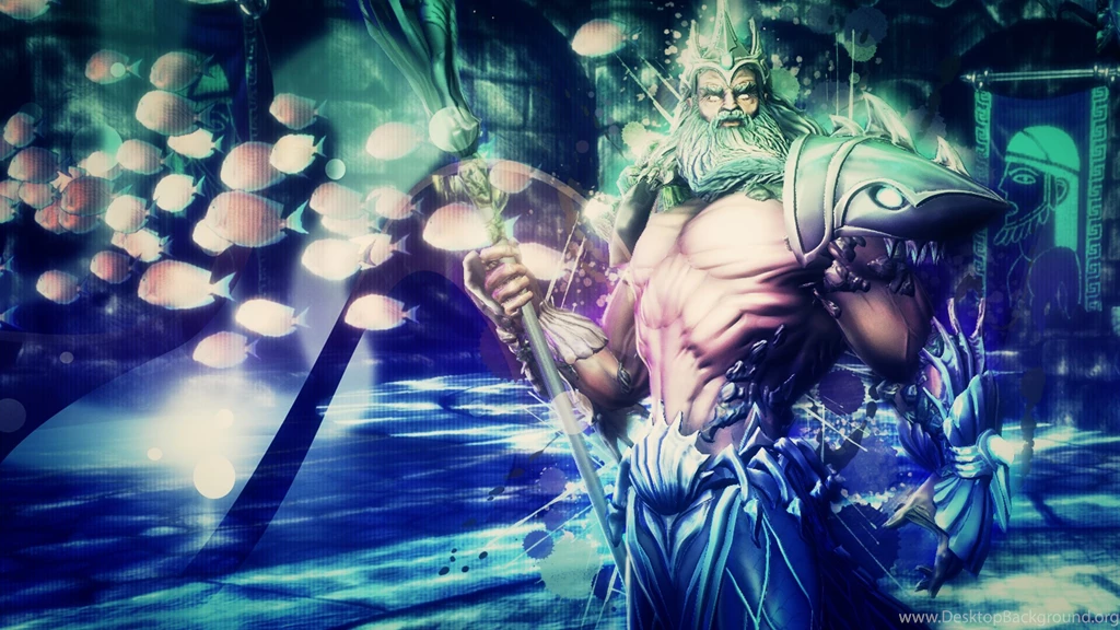 Poseidon, God Of The Oceans (Smite) Wallpapers By Getsukeii On ...