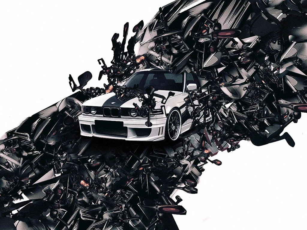 BMW E34 C4D Dark By Carousel1 On DeviantArt