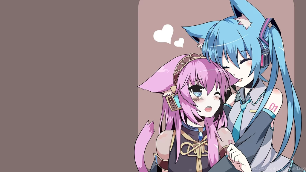 Luka And Miku Neko (