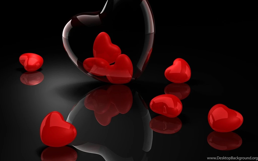 Love 3D Glass HD Wide Wallpapers