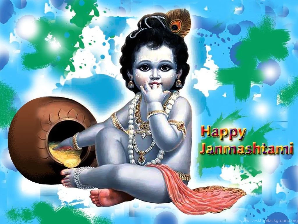 Eating Bal Krishna Hd Wallpapers
